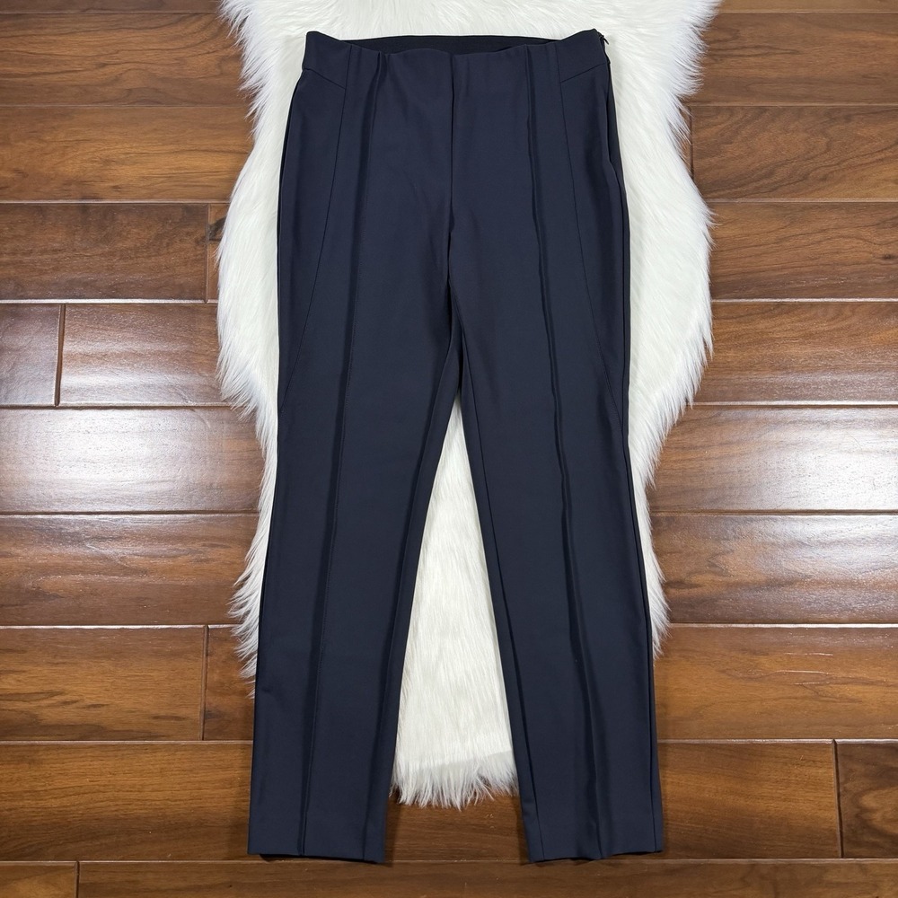 Lafayette 148 Women's Size 6 Dark Blue Gramercy Ankle Trouser Pants
